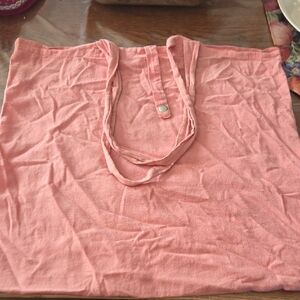 Pink 100% Cotton Tote